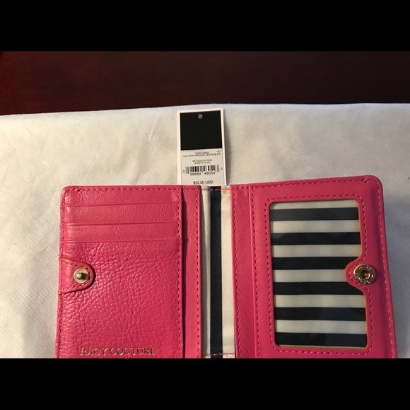 Juicy Couture Mini Pink Stud Wallet - Picture 2 of 5